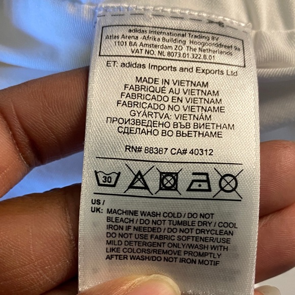 Adidas Women’s Classic Climalite White Skirt/Skort Sz Med - Picture 5 of 12